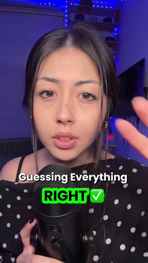 Guessing everything RIGHT about you 😳🤫 #asmrvideo #fyp #sleep #asmrsounds #asmr