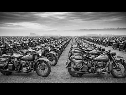 What Happened to 88,000 WW2 Harley Davidson Motorcycles Sold at Army Surplus for $250 After 1945?