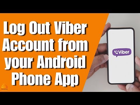 How to Log Out Viber Account from your Android Phone App?
