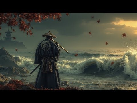 Japanese Traditional Zen Music for Samurai Meditation & Relaxation | Shakuhachi Koto Bushido