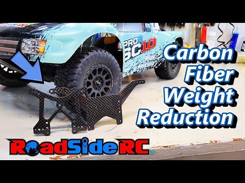 Team Associated Pro2 SC10 Weight Reduction Using DR10 Carbon Fiber Parts