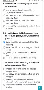 1. Best motivation technique you use for your childrenEncourag... | Filo