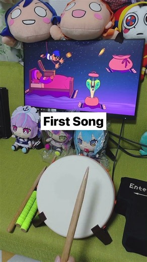 First Song. One hand Play | Bits & Bops with Drums 🥁