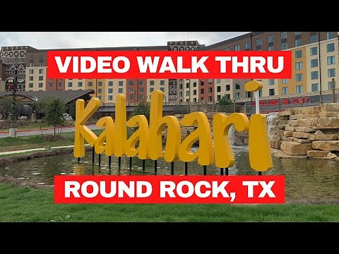 Kalahari Resort and Waterpark Video Walk Thru | Round Rock, TX