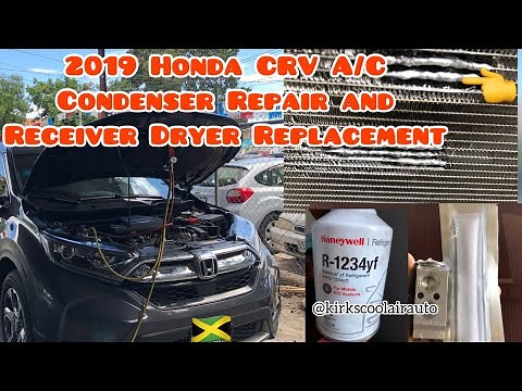 2016 - 2019 Honda CRV A/C Condenser Repair and Receiver Drier (Recharge R-1234yf System)