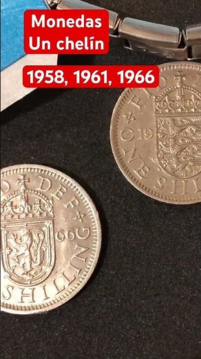 One shilling coins from 1958, 1961 and 1966!!!