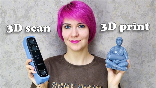 From scan to print with the Einstar 3D scanner by Shining 3D