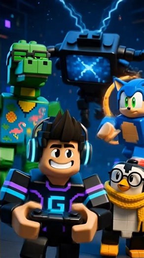 קפטן גליץ' במפעל הגליץ'ים האינסופי! 😱⚡ עם סוניק, סיק, וורדן #רובלוקס #גיימינג #מיינקראפט