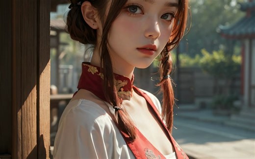 red hair / ai art lookbook