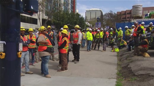 High-rise construction crews forced to evacuate downtown buildings during earthquake