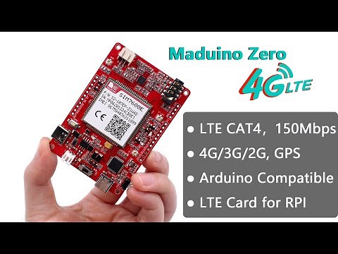 Maduino Zero 4G LTE SIM7600, 4G IoT Solution