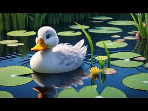Baby Duck Quack Quack Quack | Cute Animal Sound Song for Kids | Rhyme Zoo
