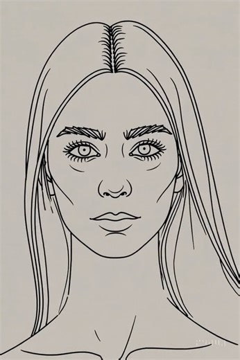 A black and white line drawing