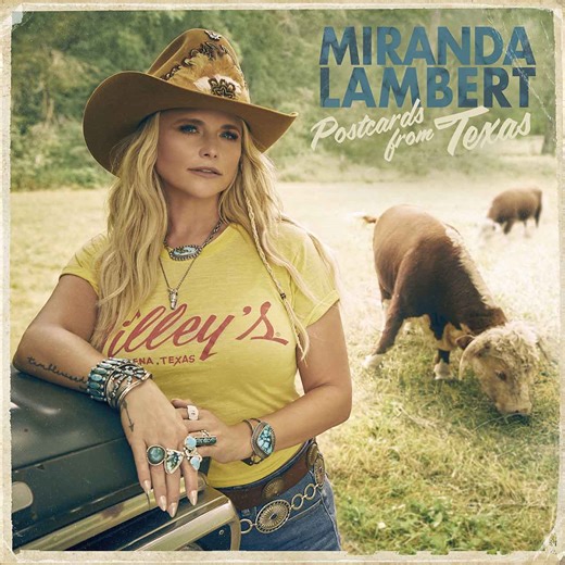 Miranda Lambert Announces New Album, 'Postcards from Texas'