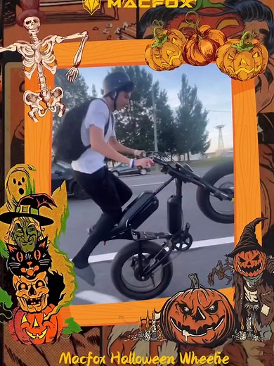 Every wheelie’s a statement🔥 This is Macfox energy. 📸: onewayleoo_ #macfox #macfoxbike #ebike #wheelie #custom #unstoppable #rideyourway #rideordie