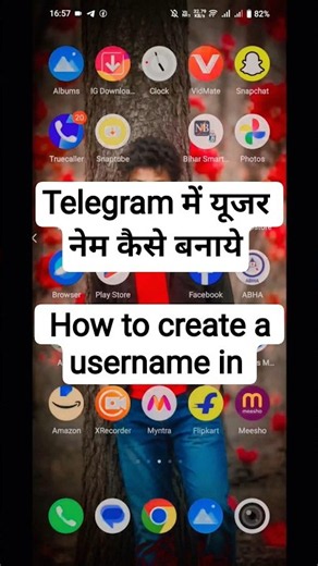 How to create a Telegram username