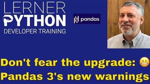 Don t fear the upgrade: PDEPs and Pandas deprecations | Reuven Lerner