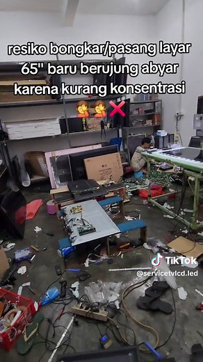 Servis TV LCD LED: Resiko Ganti Layar dan Backlight