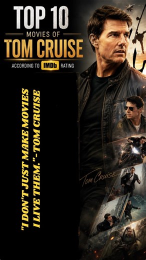 Top 10 Best Tom Cruise Movies Ranked by IMDb | #top10 #best #tomcruise #movie #imdb