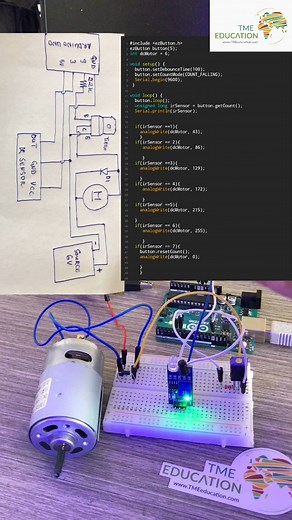 DC Motor Speed control using IR Sensor | Upload Ideas with Itamar