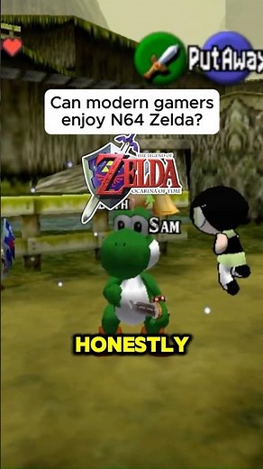 Can these modern players play a 90s game? #ocarinaoftime #retrogaming #nintendo64 #n64