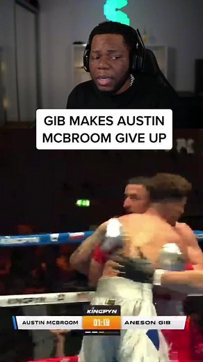 Gib Forces Austin McBroom to Give Up: Boxing Match Highlights