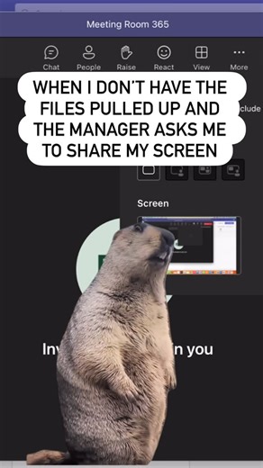 The 60-hour Workweek | Public Accounting Memes on Instagram: "When I am not prepared to share the files, and my managers asks me on the client call to please share my screen. Follow @the60hourworkweek #busyseason #bigfouraccountant #corporatehumor #teams Accounting memes, public accounting life, the life of an accountant, accounting things, accounting tips, public accounting lifestyle, busy season life, tax memes, audit memes, accounting humor, accounting jokes, funny accountant, big four accoun