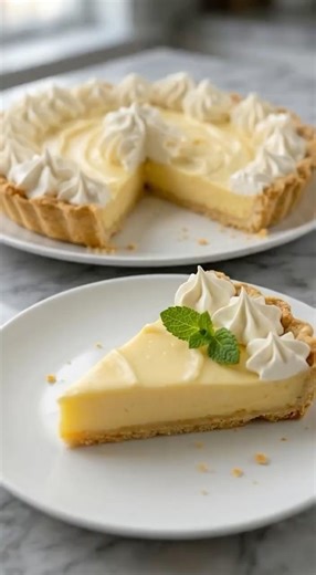 🍋 Easy Lemon Cream Pie | Silky, Bright & Melt-in-Your-Mouth Smooth