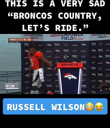 Russell Wilson never forgets “broncos country lets ride” (🎥 RGIII TW) #fypシ #foryou #foru #nfl #denverbroncos #russellwilson #letsride #funny #sad #loss #damn #sheesh #will #pop #top #fame #peep #real #wholesome #quote #interview #press #feed #viral