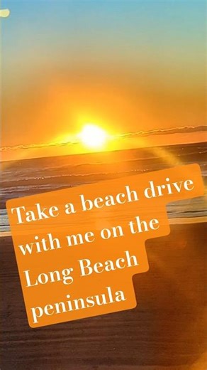 Sunset, sunset drive, sunset beach, pnw sunset, Long Beach Washington, Long Beach peninsula