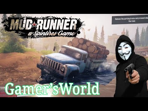 How to play MudRunner on PC - Full Tutorial - Gameplay #mudrunner