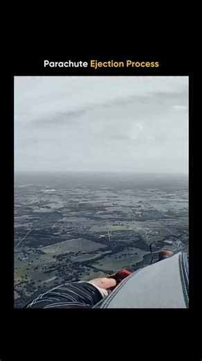 Quantum Physics | AI & Tech on Instagram: "When a person dives from the sky, the parachute ejects through a controlled deployment process, not by bursting open automatically. The skydiver pulls a handle that releases a pin holding the parachute container closed, allowing a small fabric parachute called a pilot chute to come out first. As soon as the pilot chute catches the fast-moving air, it inflates and creates drag, which pulls the main parachute bag out of the container. The suspension lines