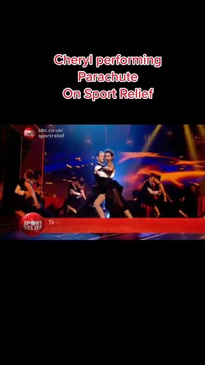 Cheryl Cole Parachute Routine for Sport Relief