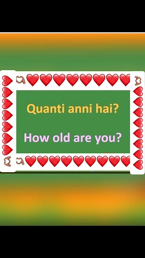 Italian vs English Language Phrases Comparison