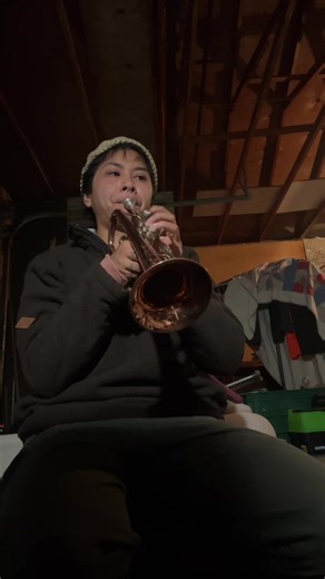 makin stuff up in the garage on this strange cornet learning journey #cornet #trumpet