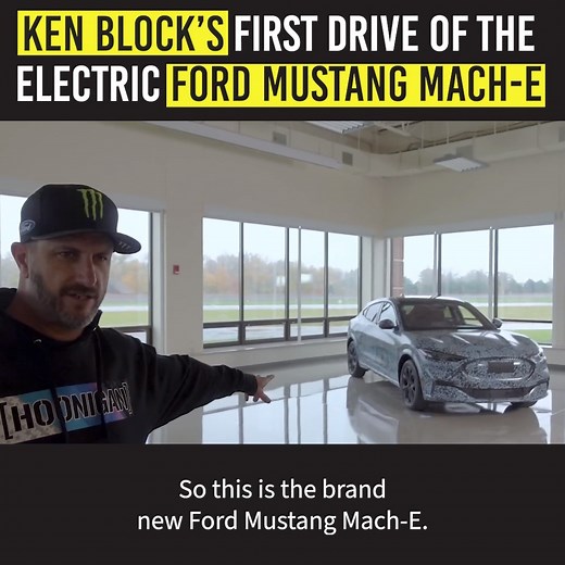 FIRST DRIVE: Electric Ford Mustang Mach-E! Will Ken Block be Allowed to Hoon it? | Ken Block