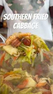Southern Fried Cabbage will keep you slim this summer 😮‍💨 #cabbage #keto #onepotmeal #onestopchop