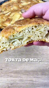 Essa é a melhor torta de maçã 🍎 Fácil, rápida e gostosa.#receita #tortademaca | Receitinhas da Vic