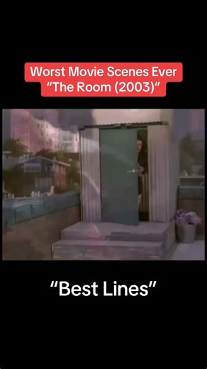 Worst Movie Scenes Ever - The Room (2003) - “Best Lines”. #theroom #tommywiseau #funny #movieclips #movielines #foryou #foryoupage | Barb Castillo