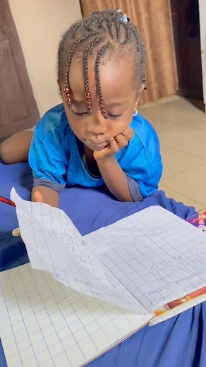 No hurry in life , giving a child homework that’s bigger than her | Enkaylifestyle