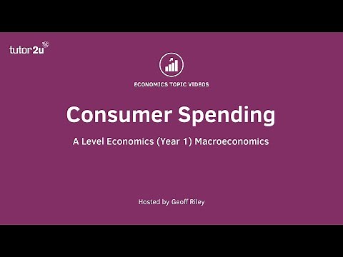 Consumer Spending - A Level and IB Economics