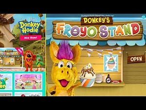 DONKEY HODIE: Donkey's FroYo Stand Gameplay PBS Kids Games