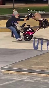 10K views | Epic moment man performs impressive tricks on mobility scooter | The Sun Men | Facebook
