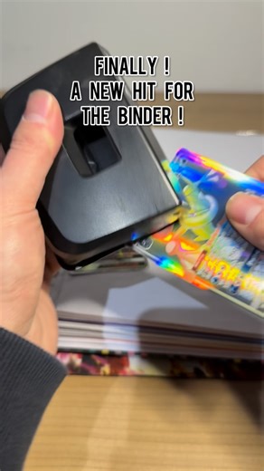 CardboardCreature’sQuest on Instagram: "When You Can Finally Add A New Card To Your Binder ! #tcg #cardboardcreaturesquest #tcgpokemon #pokemoncollector #fyp"