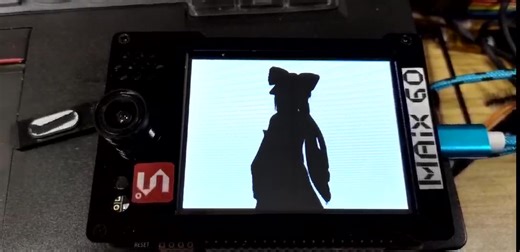 MAIX Go play badapple