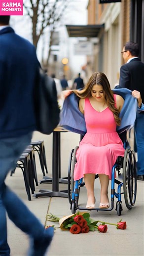 A Person Declined to Help Someone in a Wheelchair — and Missed a Chance to Show Kindness The guy left a young woman in a wheelchair in front of everyone — he didn’t even try to get to know her. But that was exactly the reaction she was waiting for. Now their paths are different: she drives away in a Bentley to Miami Beach, while he walks home alone. Share this story to remind everyone: true value is revealed through actions. Share this story to remind others: our choices show who we really are. 
