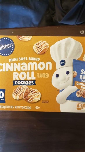 pillsbury doughboy mini soft baked cookies cinnamon roll