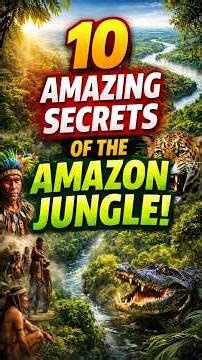 10 Mind-Blowing Facts About the Amazon Rainforest 🌿 #usa #facts #viral #shorts