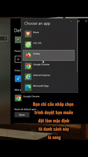 How to change the default browser on Windows 10
