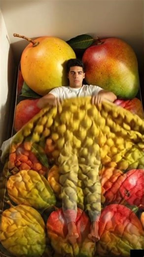 Satisfying mango view you didn’t know you needed 🥭✨